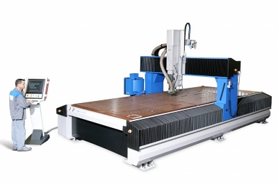 Vertikale HSC-CNC-Fräs- und Bohrmaschine mit beweglichem Portal, festem Tisch und beweglicher Säule für die industrielle Bearbeitung